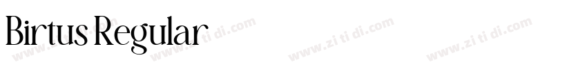 Birtus Regular字体转换 Birtus Regular字体转换